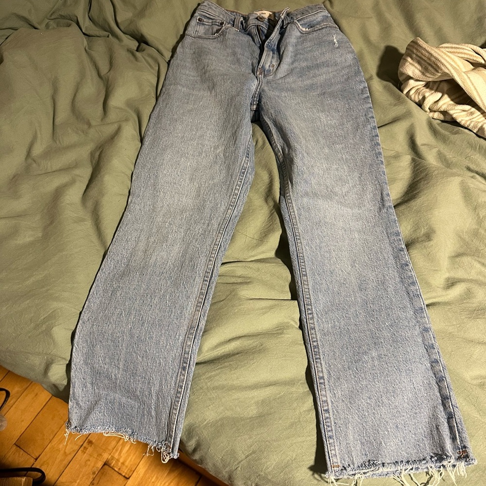 Abercrombie & Fitch The ‘90s Straight Ultra High Rise size 24XS (extra short)